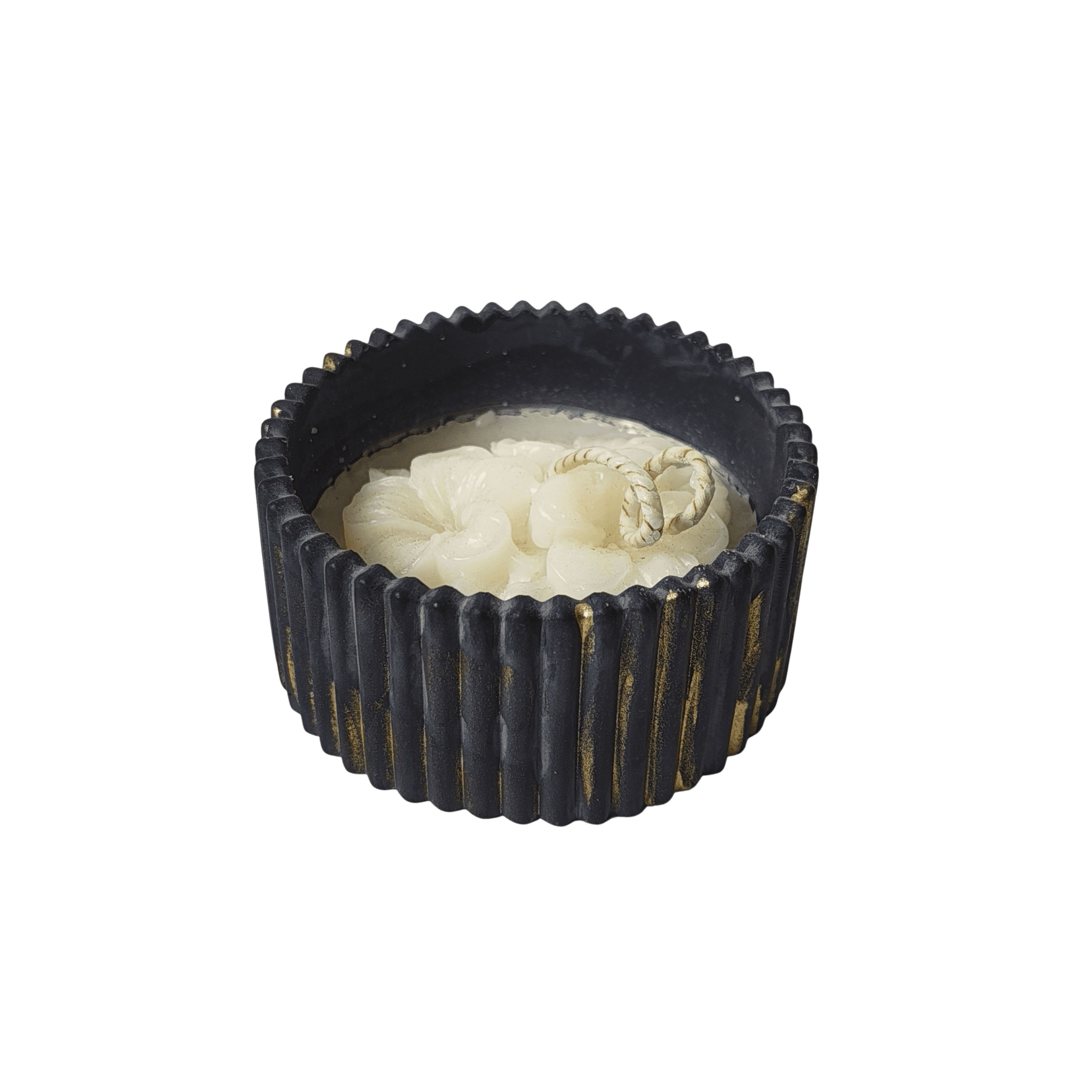 Daisy concrete jar isolated