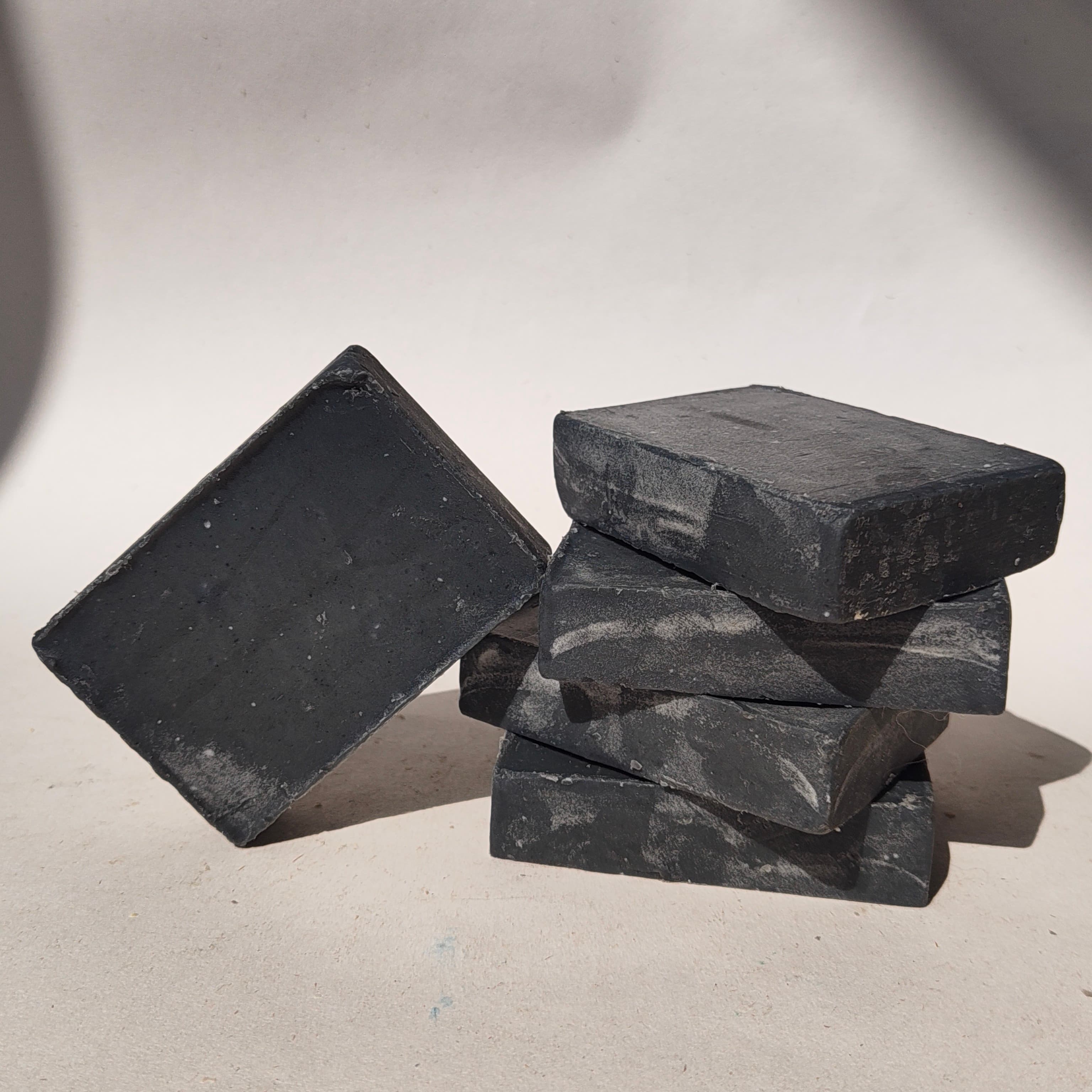 Charcoal natural soap