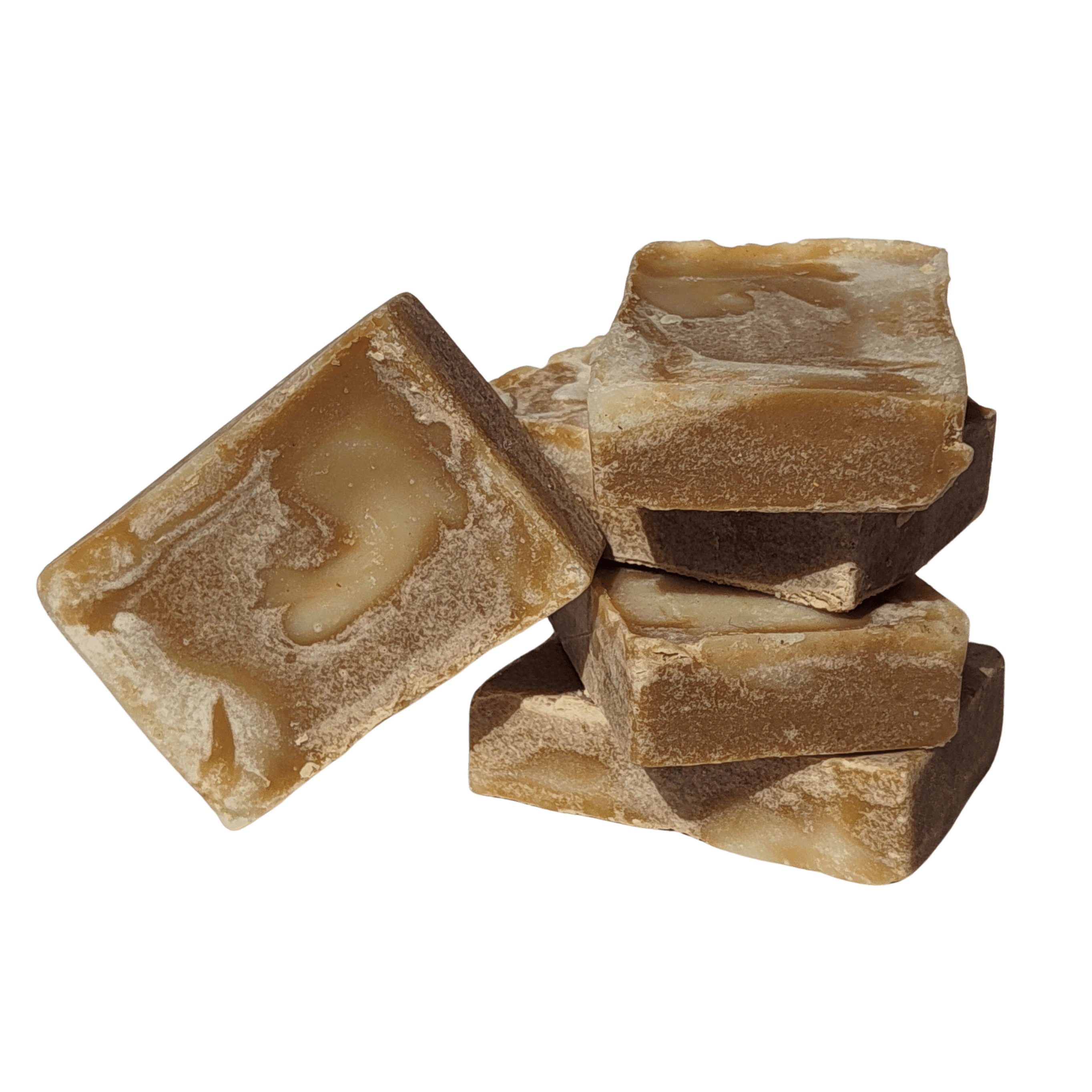 Honey cold-process soap bar with natural oils